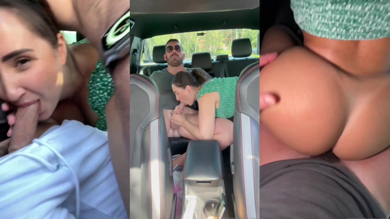 Isabelle Eleanore Car Blowjob And Fuck With Husband